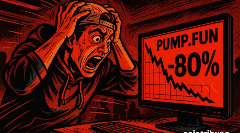 Crypto: Pump.Fun collapses and loses 80 % of income